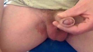 vor der webcam abgespritzt...
