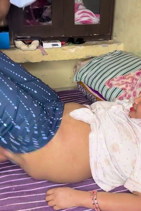The Neighbor Went Crazy After Seeing the Youth of His Neighbor - Desi Rough Sex Without Stopping While Holding Hands
