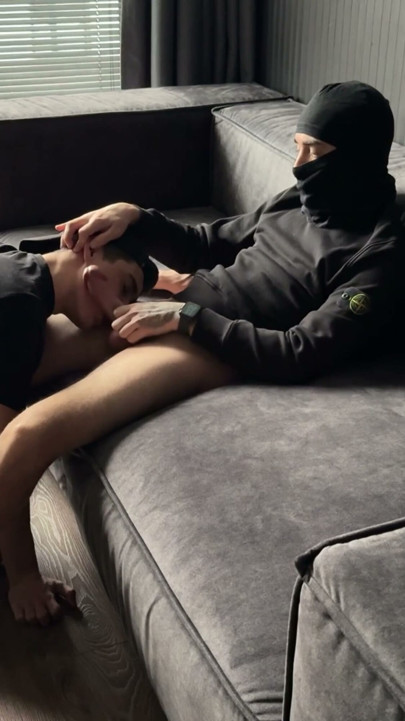 Sucked big hairy uncut dick dude | Clip 1
