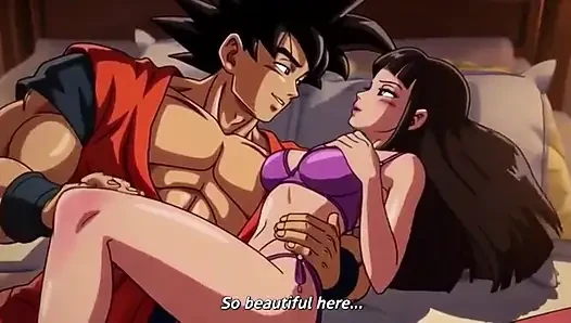 Goku seduce his pregnant wife for doing anal first time