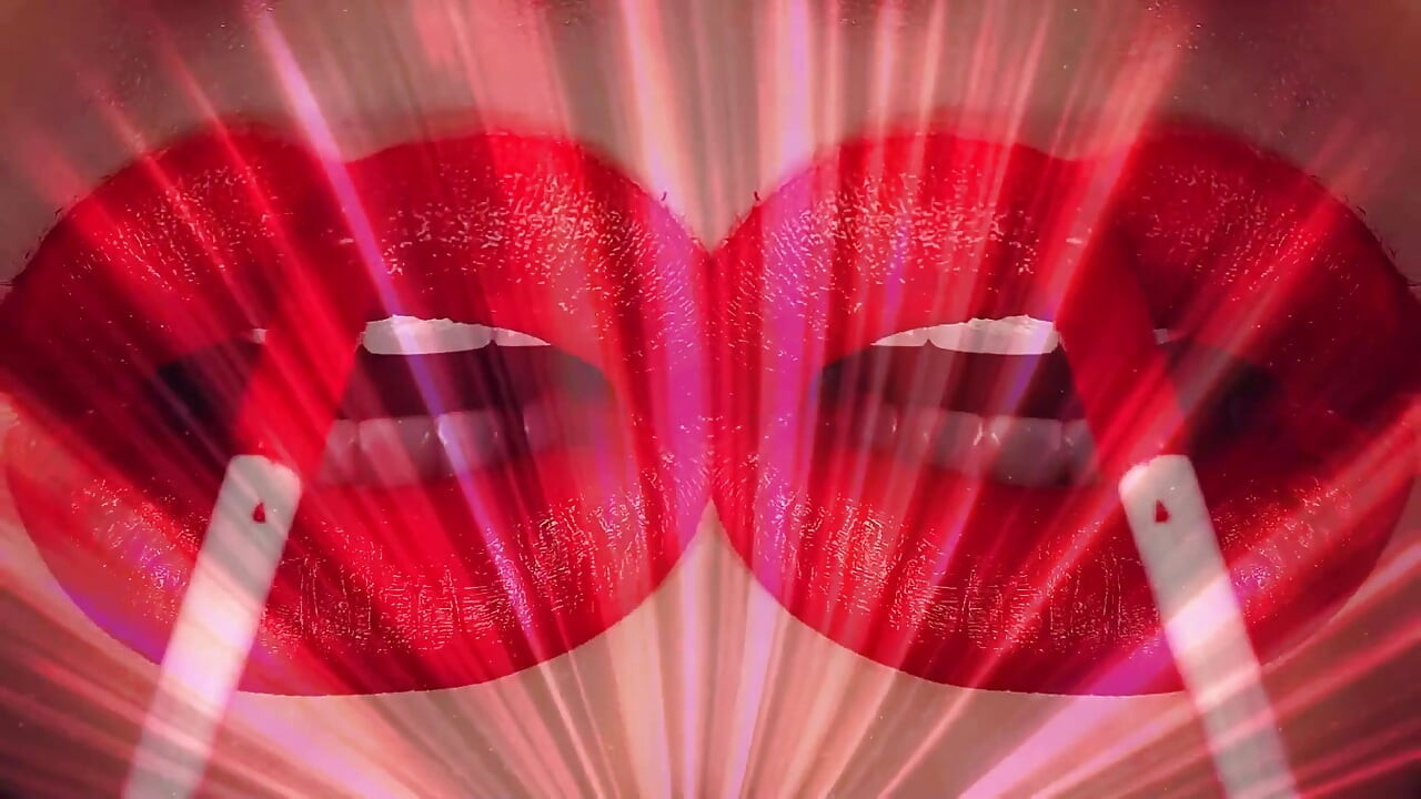 迷人的ASMR! 和撸管指挥的红色阴唇!