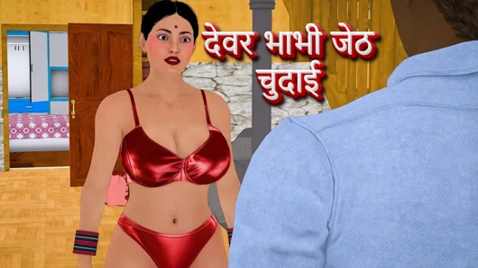 Indian Busty Bhabhi Hard Fucked by Devar - Real Hindi Dirty Talk