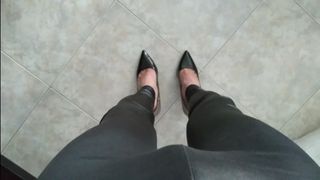 Trying my New Heels