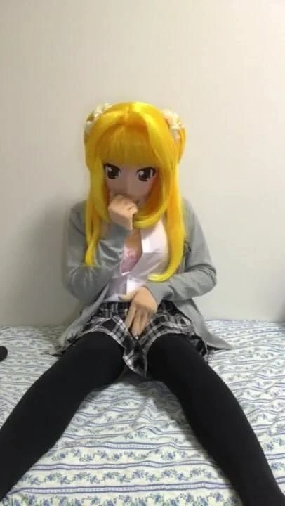 kigurumi school girl vibrating