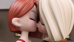 Ducatfilm.com presenteert twee sexy lesbische babes in latex haven