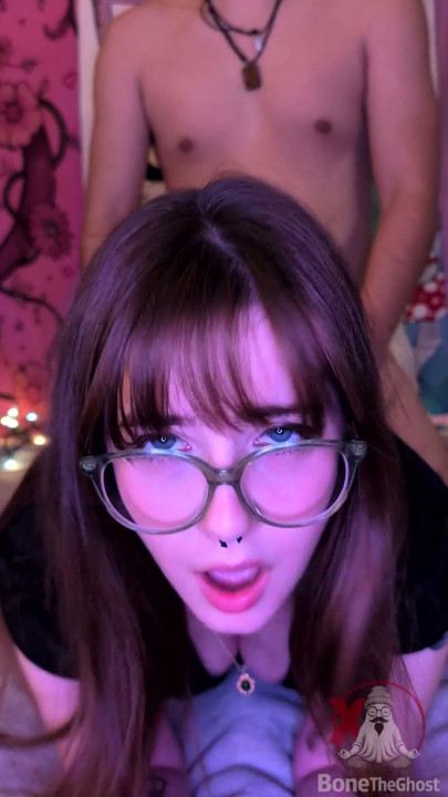 18 Cute Nerdy PAWG Is Horny Doggystyle and a Facial | Clip 1