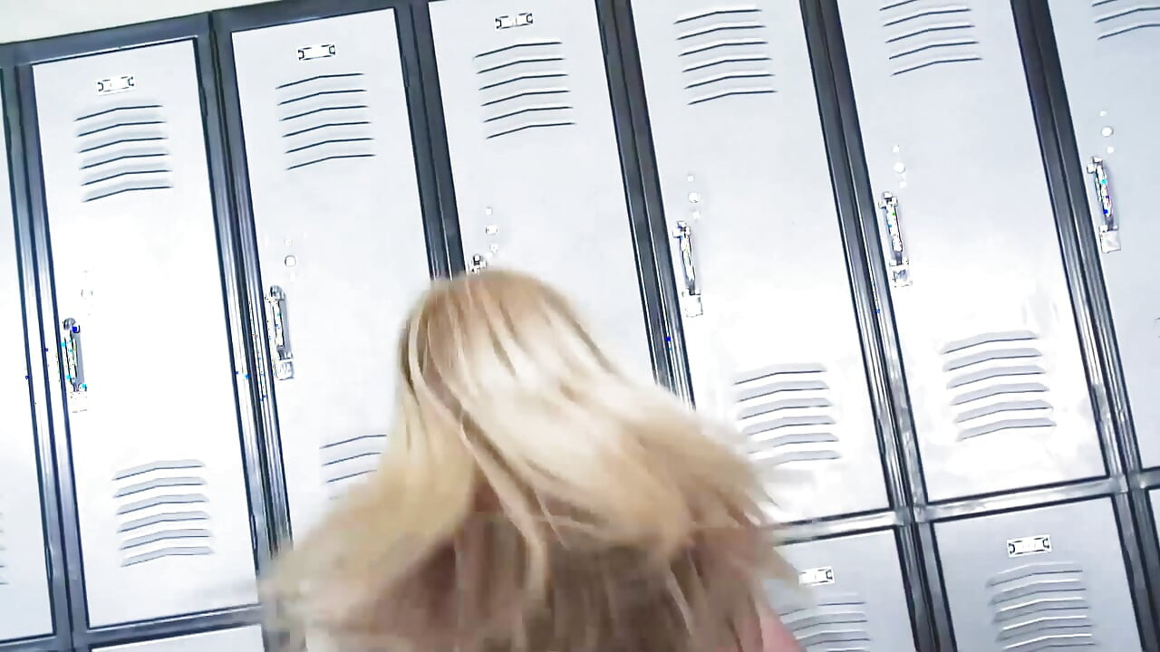 Blonde MILF Gets Banged in Locker Room After Showering