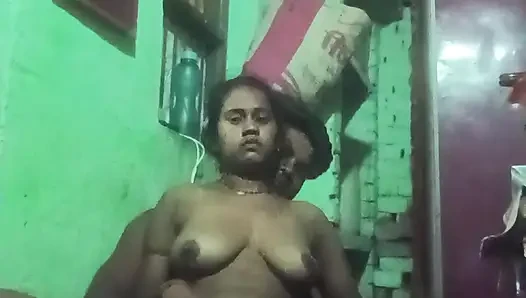 There was no one in the house, suddenly the husband came into the house and locked it and took the wife to the bed, after going to bed, he fell into full romance