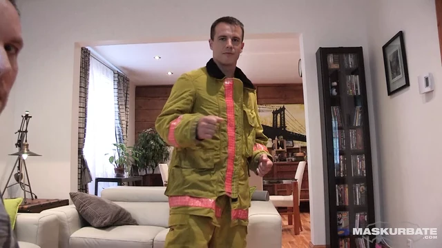 Maskurbate - Stripper Hunk Shows Off His Huge Uncut Dick