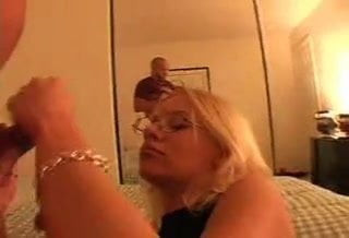Morgan in Glasses Handjob