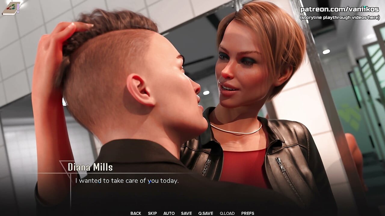 Dominant Short Hair MILF Teacher Fucks 18yo College Boy in the College Toilet - Taboo University(steam Game) - Part 14