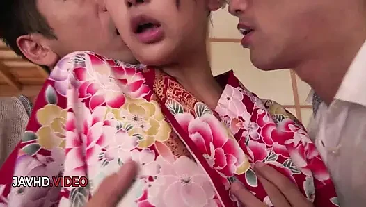 Yuna Shiratori enjoys kinky Asian passions intense Japanese creampie dur...