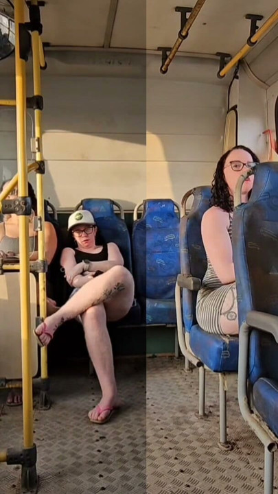 MARRIED WOMAN GIVES A KISS TO A STRANGE GUY INSIDE THE BUS AND ENDS UP HAVING SEX WITH HIM | Clip 1