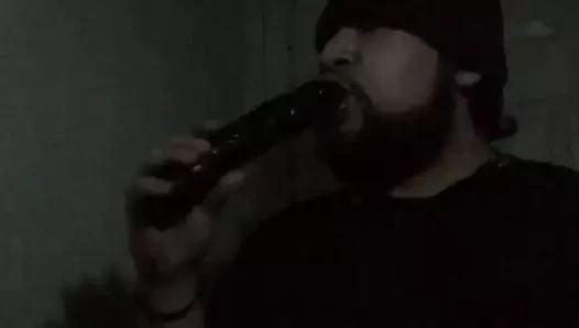 Yapay penis derin boğaz boğaz sikme gag ve spit