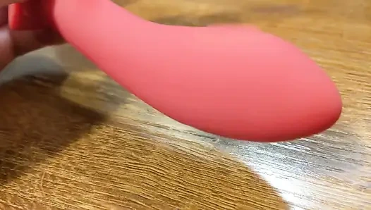 Animour panty dildo unboxing and masturbation