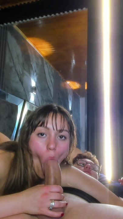 My girlfriend addicted to my cock jumping on top in reverse.