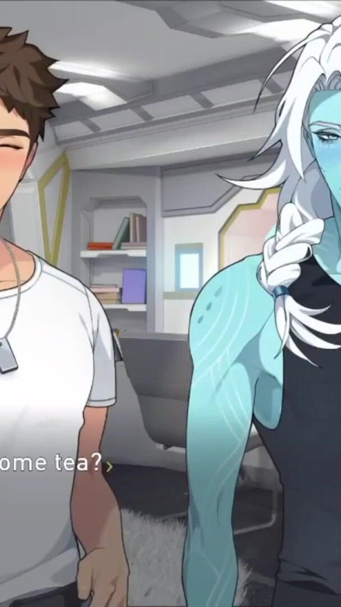 Finally my friend enjoys my delicious blue body, THE SIMBIAMT. | Clip 1