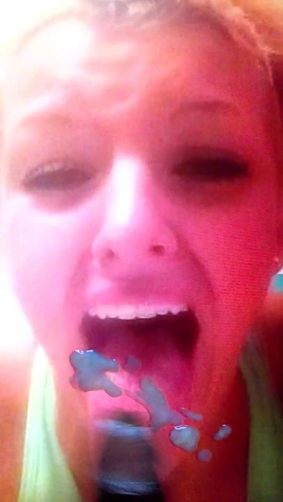 Random Cum Target 9 - Cum Tribute(jizz on her tongue)