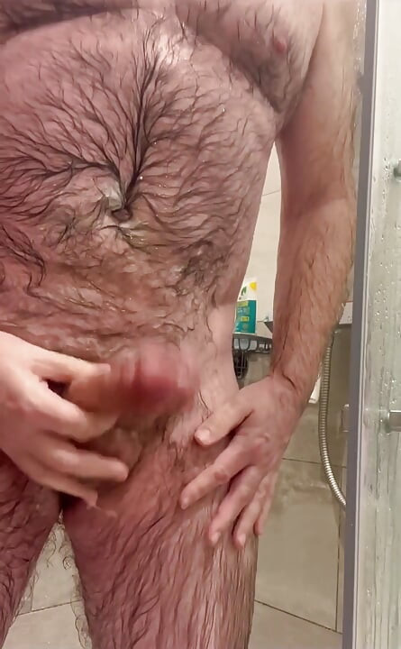 Shower Then Wank on the Sofa