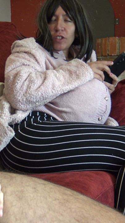pregnant Turkish stepmother is SHOCKED. I flash my big cock in front of her. | Clip 1
