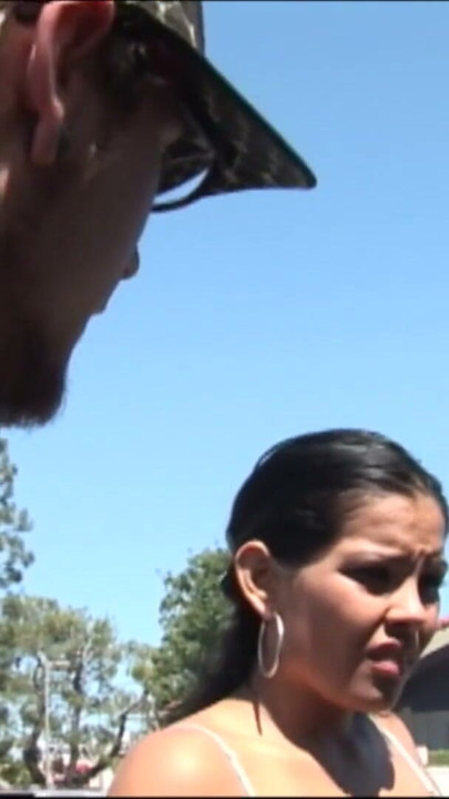 First white guy blowjob for cute Latina | Clip 1