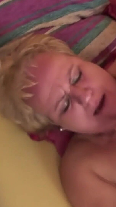 Spectacular moment from "Granny Inge sits down with her thick body on his young cock"