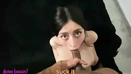 En sevdiğim öğretmenle sevişiyorum ve ondan tüm spermini bana vermesini istiyorum