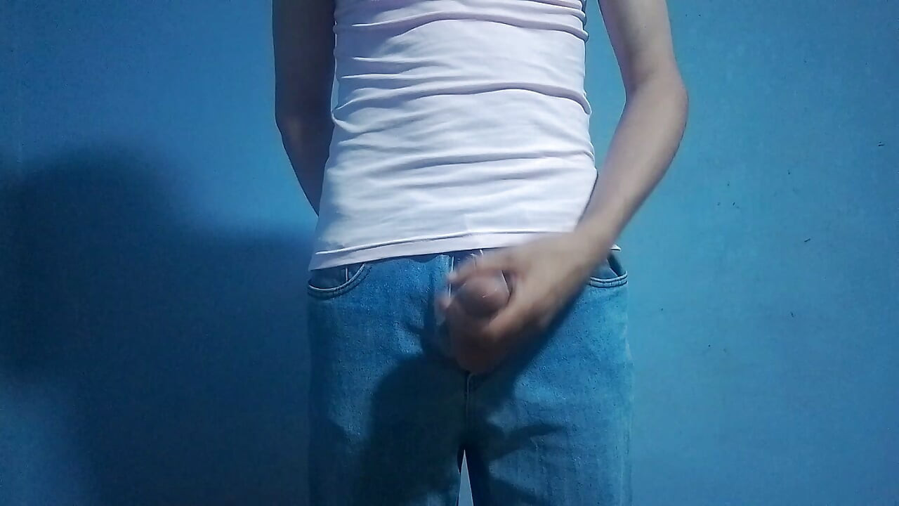 Shows his penis under his trousers