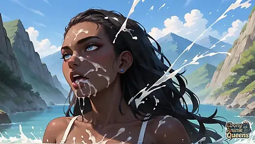 Ratu memuakkan nyepong kontol sampai tenggorokan di langit gunung dalam porno berondong gelap.