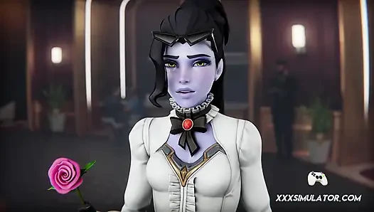 idowmaker Is Fucked Hard in 3D With Loud Creampie