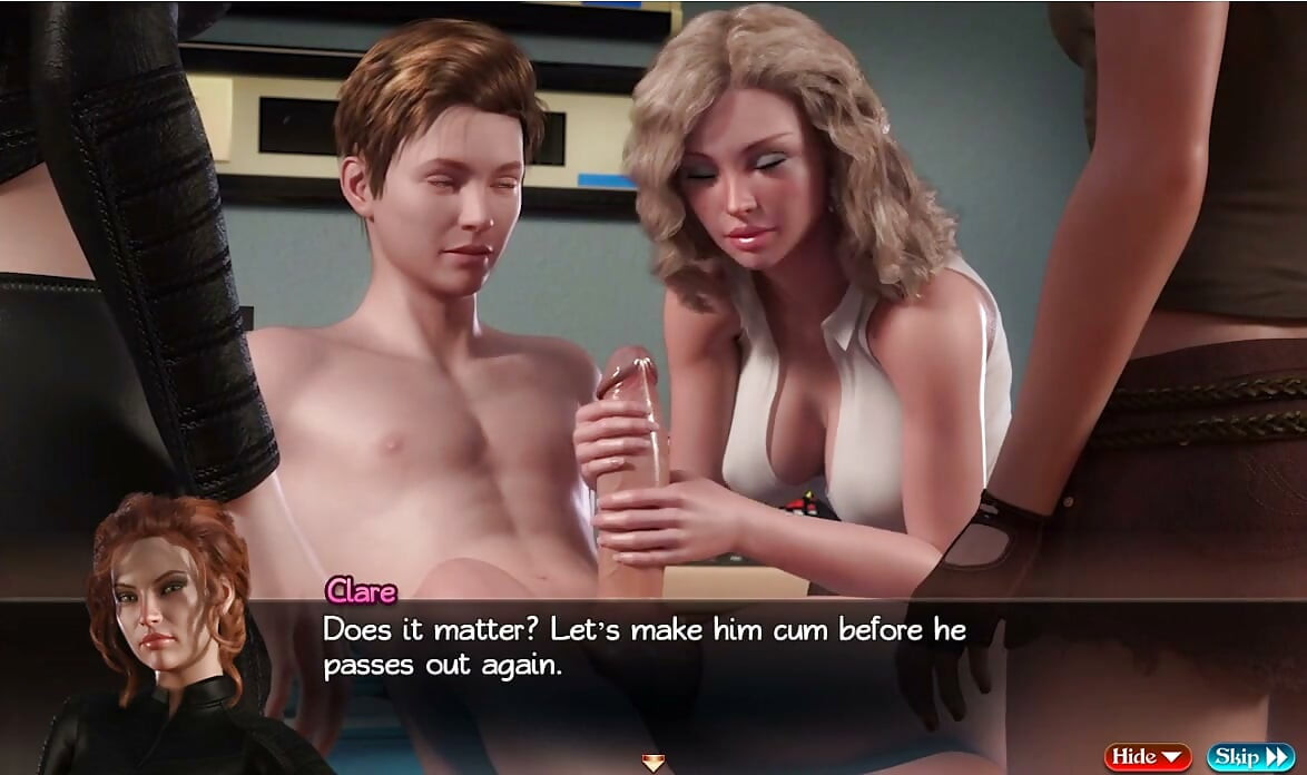 Treasure of Nadia Gameplay - Roleplay - Foursome and MILF Fucked in Bikini