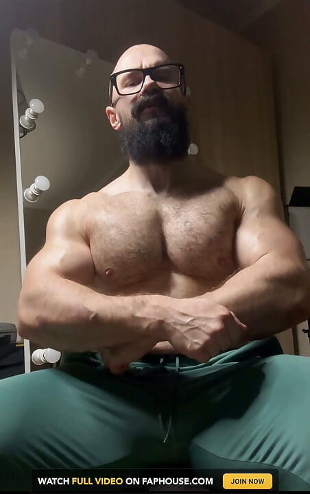 Stretching Sweather Pants Bounce Muscle