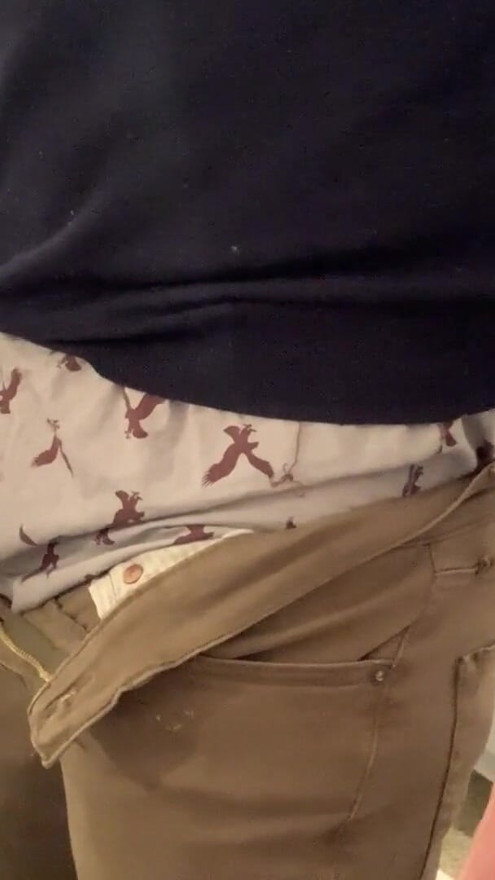 Never published, a verbal  jerk-off, test new lube and Tenga Egg, boxers, cumshot, tight jeans, edging with pre-cum. | Clip 2
