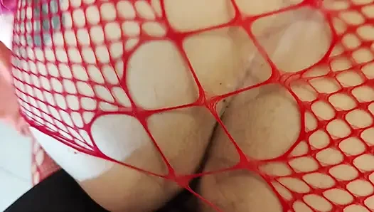 Stepmother Masturbates with Sex Doll, Stepson Spies on Her with Lust.