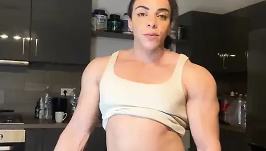 Hope you're not afraid of a blonde lady who can lift