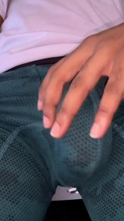 MY FRIEND FROM COLLEGE PUTS HIS BUNDLE IN FRONT OF ME AND I CAN'T RESIST AND I TOUCH IT | Clip 2
