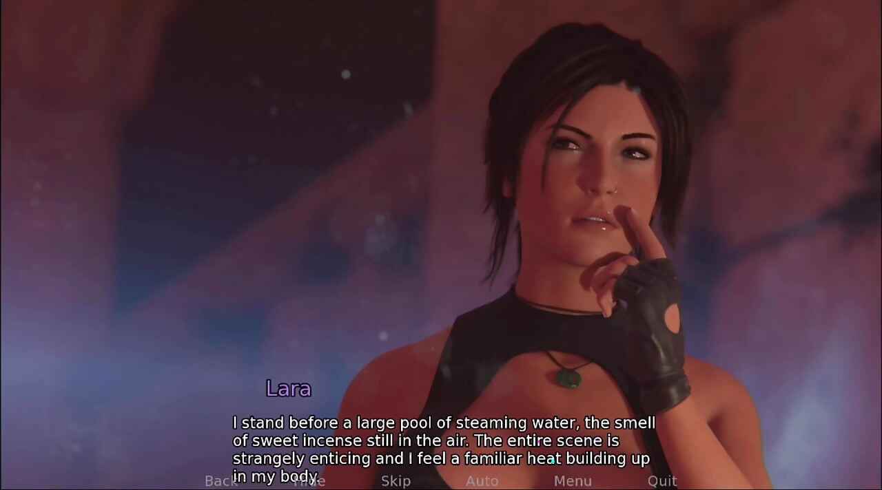 Croft adventure #1 - Lara can't stop thinking about the lesbian