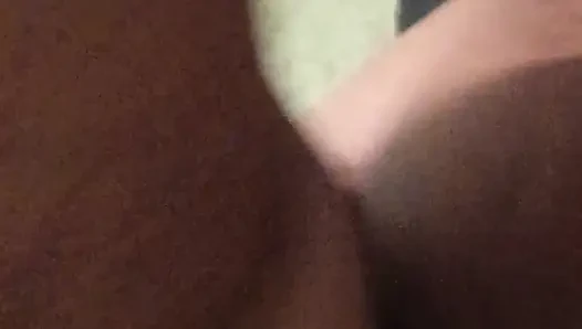 Neighbor fucked doggy style and creampied for a boost off