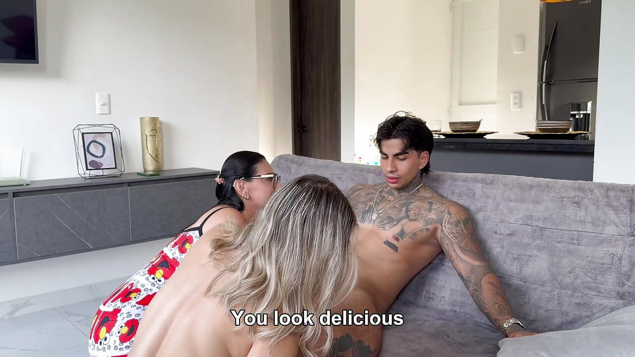 MILF neglects her boyfriend while her stepdaughter fucks him behind her back