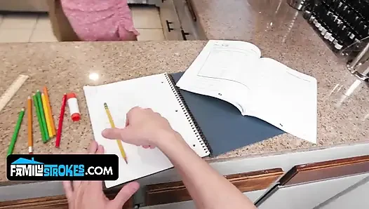 Stepmom Angelina Turns Easter Egg Hunt Into a Hardcore Fuck Session