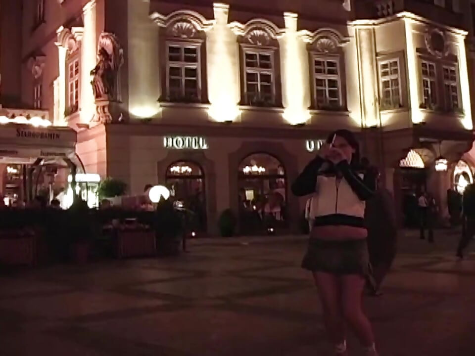 Blonde Slut in Pentagram Ritual Fucked Hard by Two Masked Studs