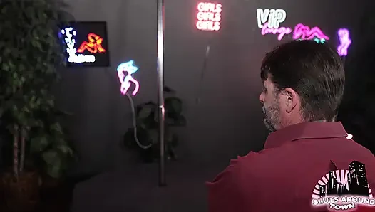 Strip club audition turns into a private show