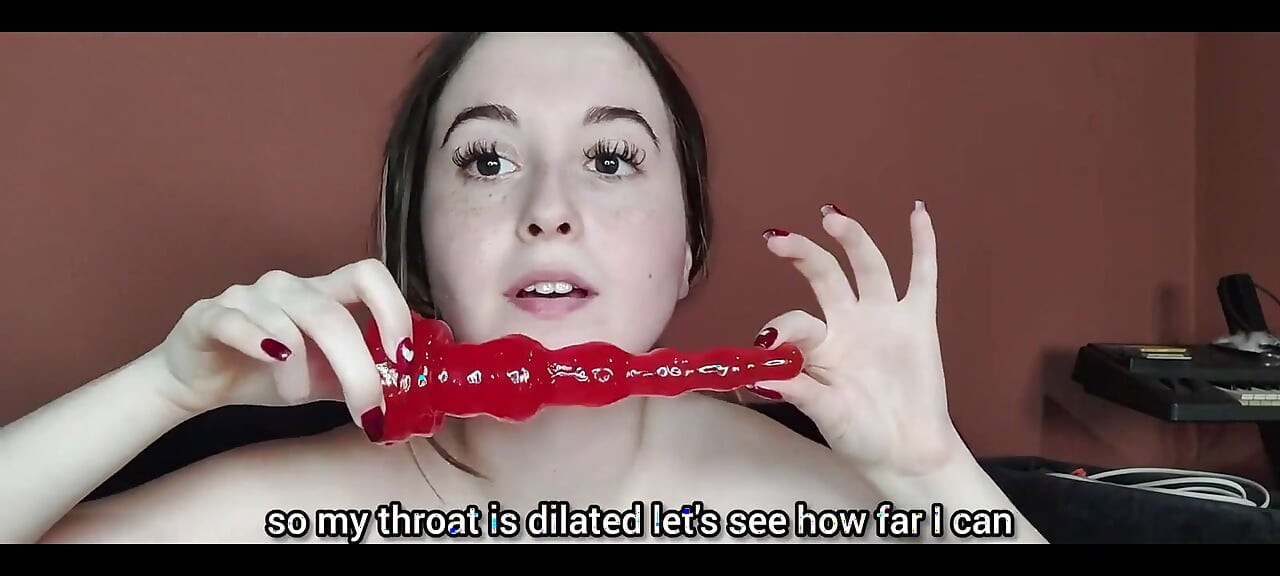 Training My Throat with Gagging and a Burp Comes Out