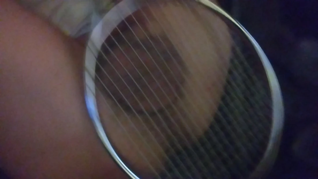 Tennis racquet spanking