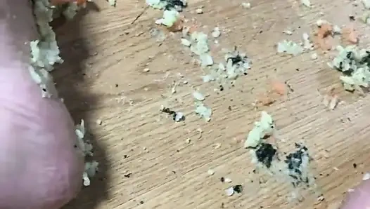 He Takes His Meal Thanks to My Feet...