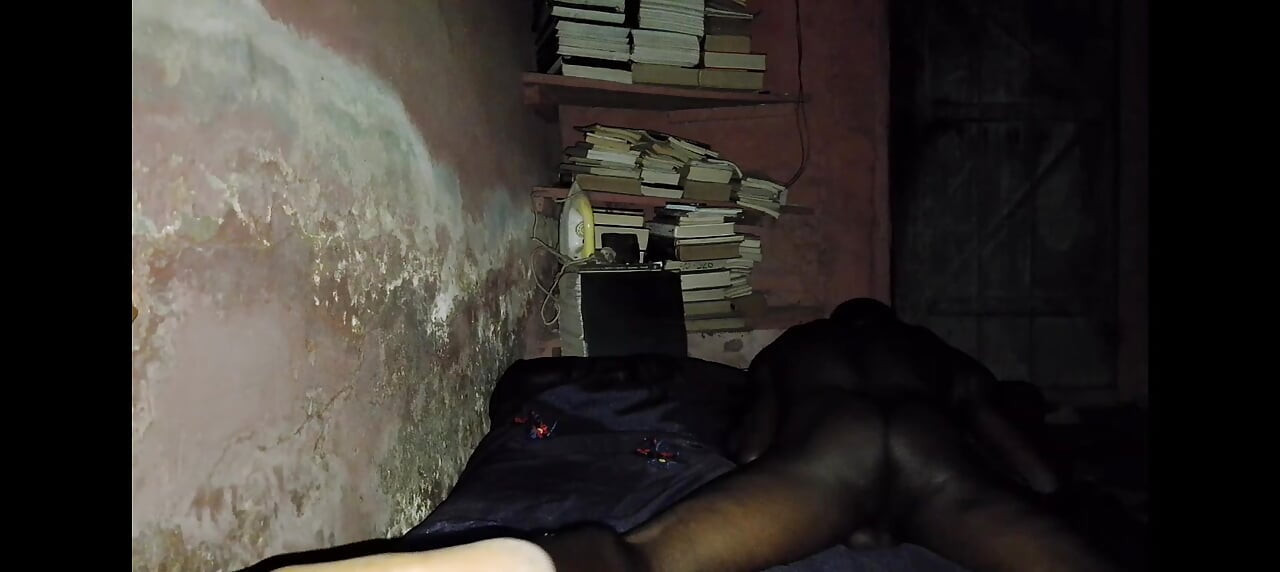 Bobby Johnson, the African Black Guy is seriously fucking his bed, but does not come on his sheets