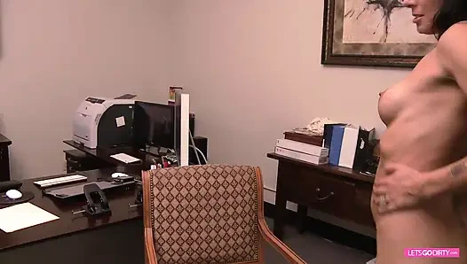 Slutty secretary is the best for fuck in the office