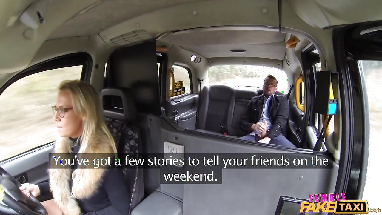 Female Fake Taxi - Hot Blonde Sucks and Fucks Her Fare
