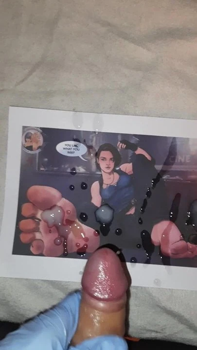 Jill Valentine (Resident Evil) Feet Cum Tribute
