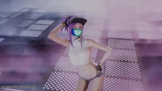 Aespa - Armageddon - Akali Sexy Striptease